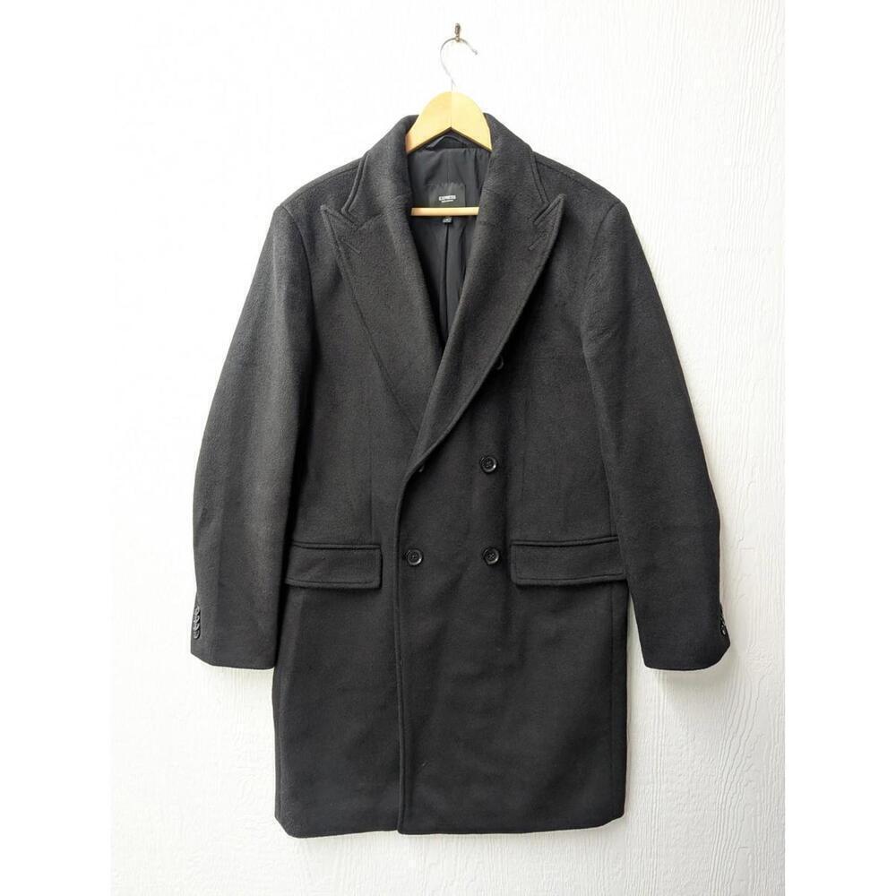 Express Recycled Wool‎ Water Resistant Date Formal Jacket Capsule Peacoat Medium